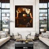 Artist3 - Art - Narcissus - Floating Framed Canvas