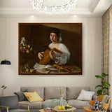 Artist3 - Art - The Young Musician - Framed Canvas