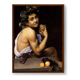 Young Bacchus - Framed Canvas