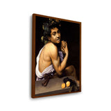 Young Bacchus - Framed Canvas