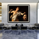 Artist3 - Art - David With The Head Of Goliath - Framed Wall Art