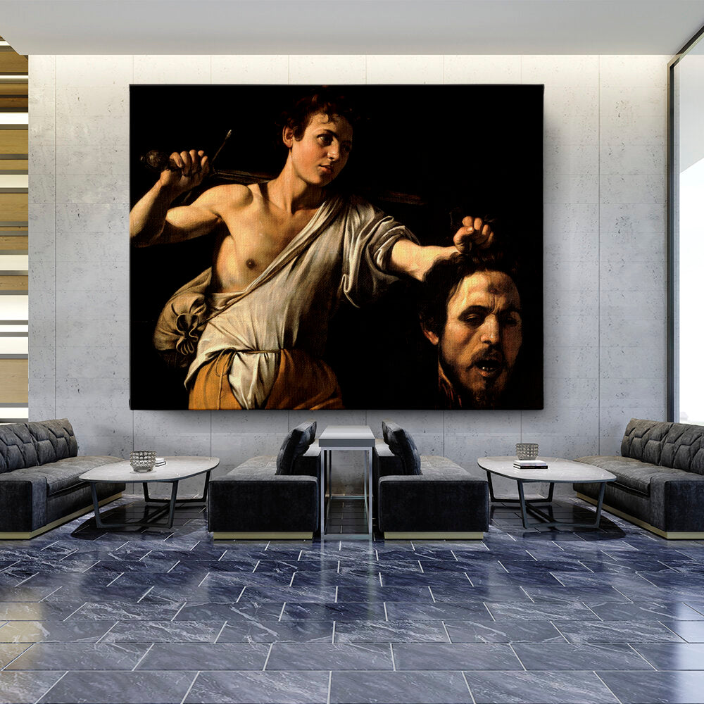 Artist3 - Art - David With The Head Of Goliath - Wall Canvas