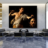 Artist3 - Art - David With The Head Of Goliath - Wall Canvas