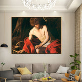 Artist3 - Art - The Young Saint John The Baptist - Floating Framed Canvas
