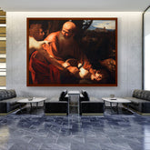 Artist3 - Art - The Sacrifice Of Isaac - Framed Canvas