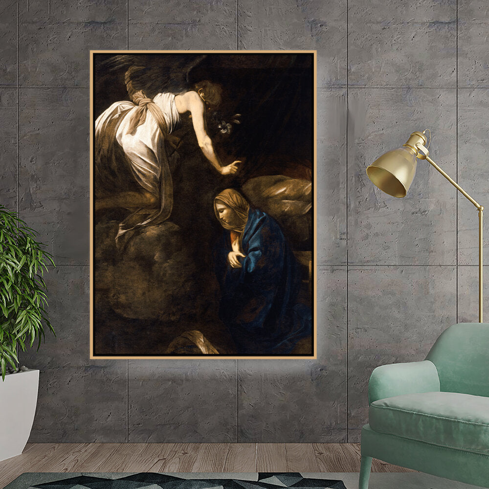 Artist3 - Art - The Annunciation - Floating Framed Canvas