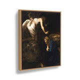 The Annunciation - Floating Framed Canvas