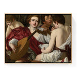 Musical Companions - Floating Framed Canvas