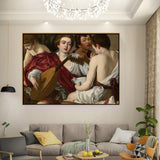 Artist3 - Art - Musical Companions - Floating Framed Canvas