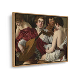 Musical Companions - Floating Framed Canvas