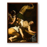 The Crucifixion Of Saint Peter - Framed Canvas