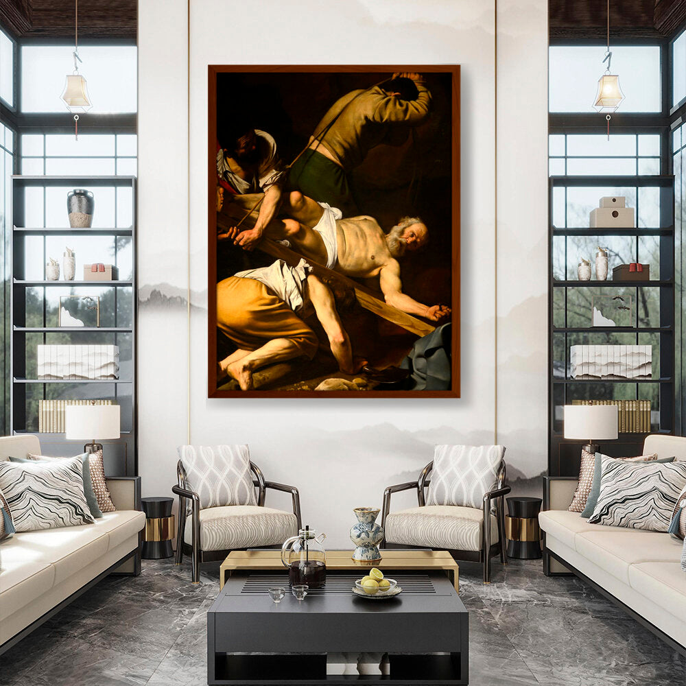 Artist3 - Art - The Crucifixion Of Saint Peter - Framed Canvas