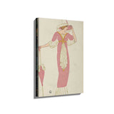 Elegant Lady With Parasol - Wall Canvas