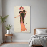 Artist3 - Art - Elegant Lady In Vintage Dress - Acrylic Wall Photo