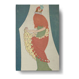 Dancer In Colorful Attire - Wall Canvas