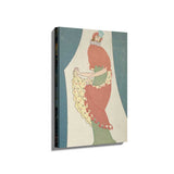 Dancer In Colorful Attire - Wall Canvas