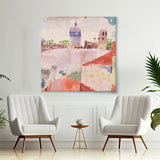 Artist3 - Art - Landscape With Towers - Acrylic Wall Photo