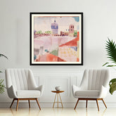 Artist3 - Art - Landscape With Towers - Framed Wall Art