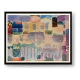 Vibrant Landscape Hues - Framed Wall Art