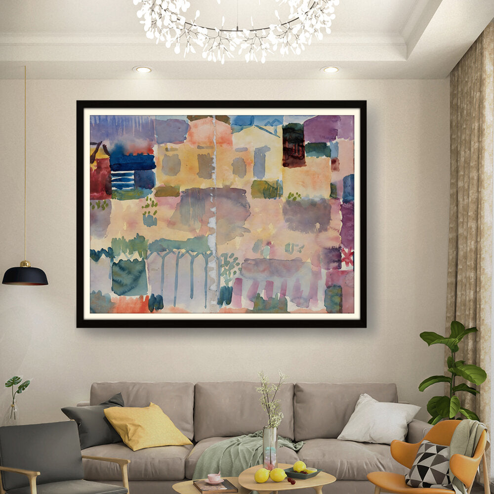 Artist3 - Art - Vibrant Landscape Hues - Framed Wall Art