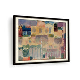 Vibrant Landscape Hues - Framed Wall Art