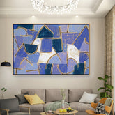 Artist3 - Art - Abstract Composition - Floating Framed Canvas