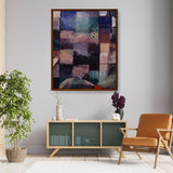 Colorful Abstract Composition - Framed Canvas
