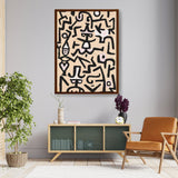 Abstract Expressions - Framed Canvas