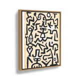 Abstract Expressions - Floating Framed Canvas