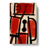 Abstract Forms In Red - Wall Canvas