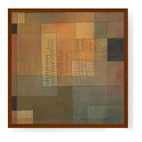 Geometric Cityscape - Framed Canvas