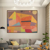 Artist3 - Art - Geometric Landscape - Floating Framed Canvas