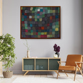 Artist3 - Art - Colorful Abstract Mosaic - Framed Canvas