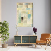 Artist3 - Art - First House Of A Settlement - Floating Framed Canvas