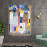 Artist3 - Art - Geometric Harmony 4 - Floating Framed Canvas
