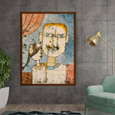 Artist3 - Art - Two Figures Together - Framed Canvas