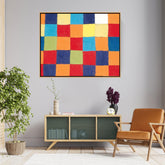 Artist3 - Art - Colorful Grid - Floating Framed Canvas