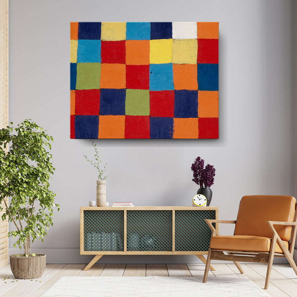 Artist3 - Art - Colorful Grid - Wall Canvas