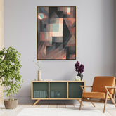 Artist3 - Art - Geometric Eye - Floating Framed Canvas