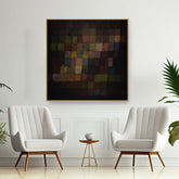 Artist3 - Art - Colorful Grid Abstract - Floating Framed Canvas