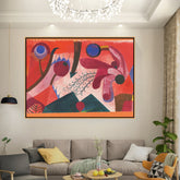 Artist3 - Art - Colorful Abstraction - Floating Framed Canvas