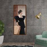 Artist4 - Art - The Lady In Black - Framed Canvas
