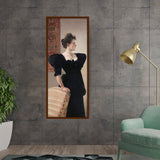Artist4 - Art - The Lady In Black - Framed Canvas