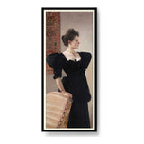The Lady In Black - Framed Wall Art