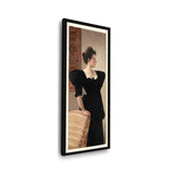 The Lady In Black - Framed Wall Art