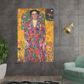 Artist4 - Art - Vibrant Portrait Of A Lady - Acrylic Wall Photo