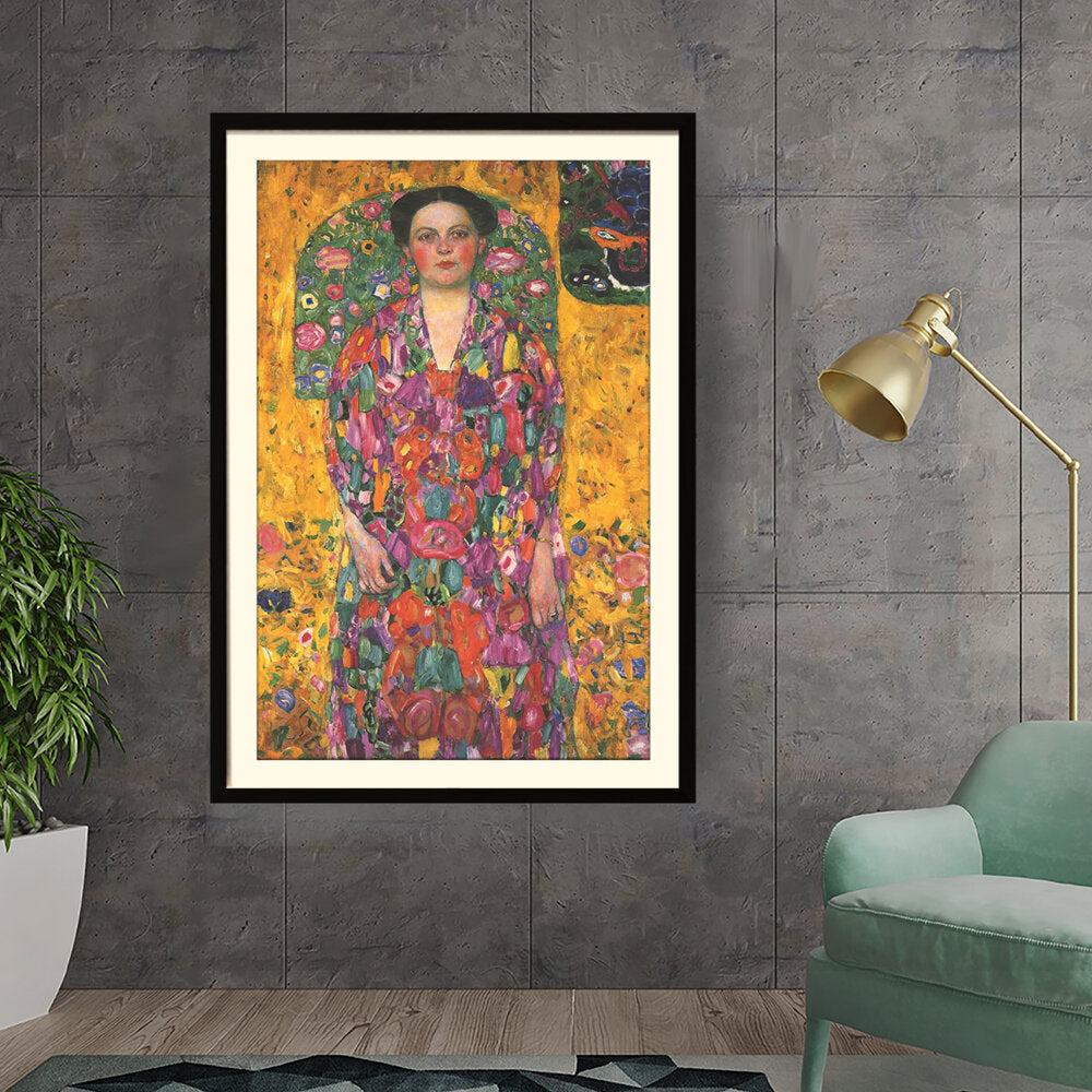 Artist4 - Art - Vibrant Portrait Of A Lady - Framed Wall Art