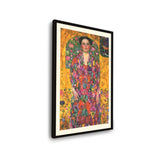 Vibrant Portrait Of A Lady - Framed Wall Art