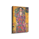 Vibrant Portrait Of A Lady - Wall Canvas