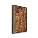 Woman With Snake 1 - Framed Canvas